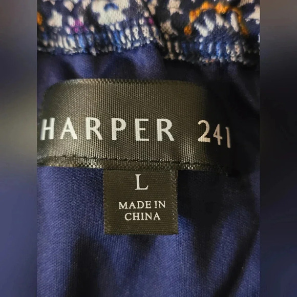 Harper 241 Multi color loose fit Dress Size Large - Picture 5 of 7